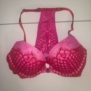 Victoria's Secret Fuchsia Lace Bra
